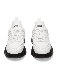 Men's Commando Lace Running Sneakers in Vegan Leather