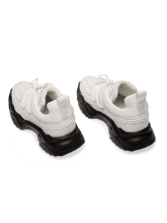 Men's Commando Lace Running Sneakers in Vegan Leather