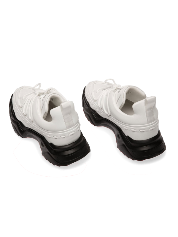 Men's Commando Lace Running Sneakers in Vegan Leather