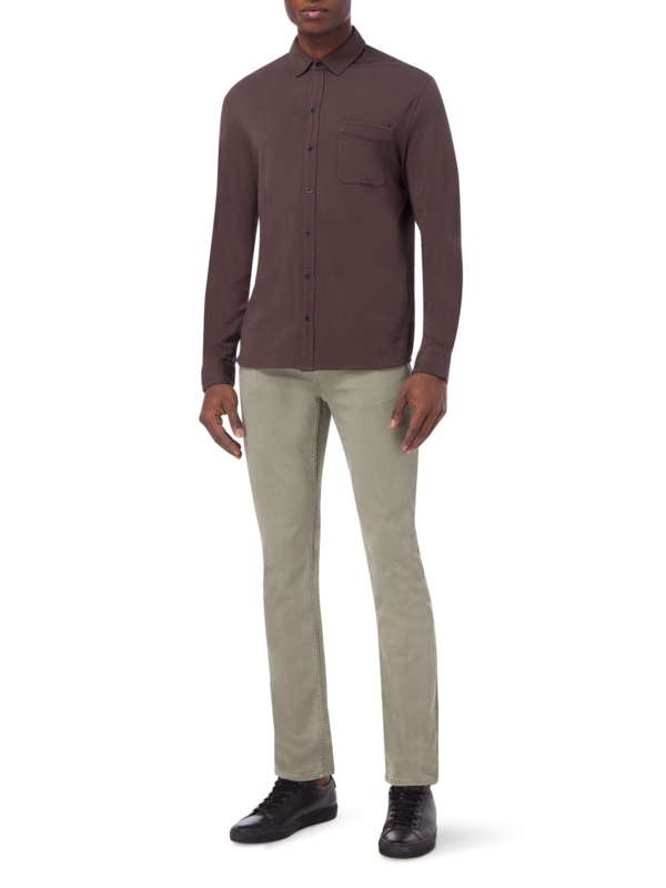 STOCKTON BUTTON UP - SOFT ALGAE