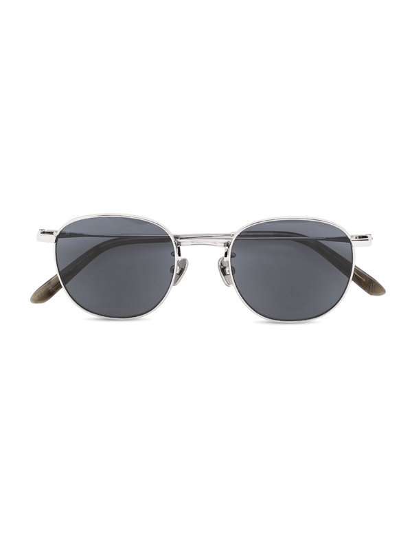 Metal Frame Splash Sunglasses With Blue Tinted Lenses