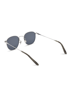 Metal Frame Splash Sunglasses With Blue Tinted Lenses