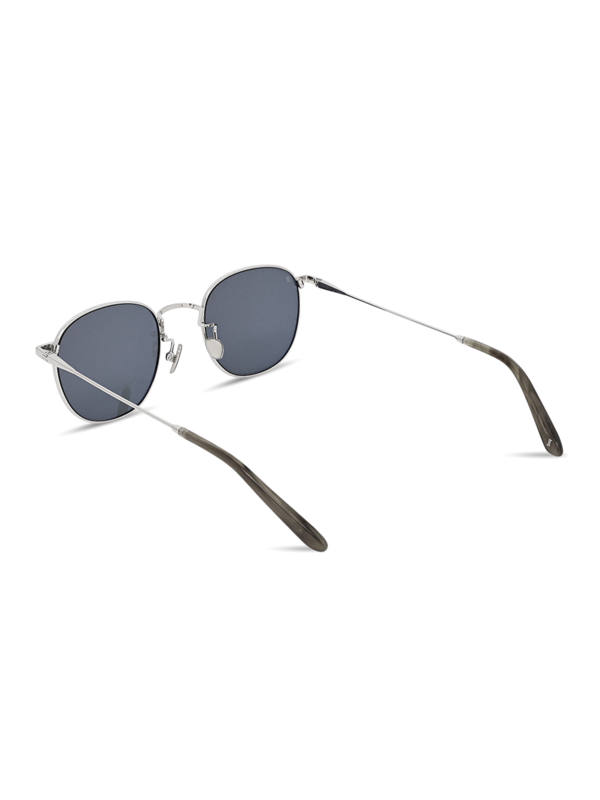 Metal Frame Splash Sunglasses With Blue Tinted Lenses