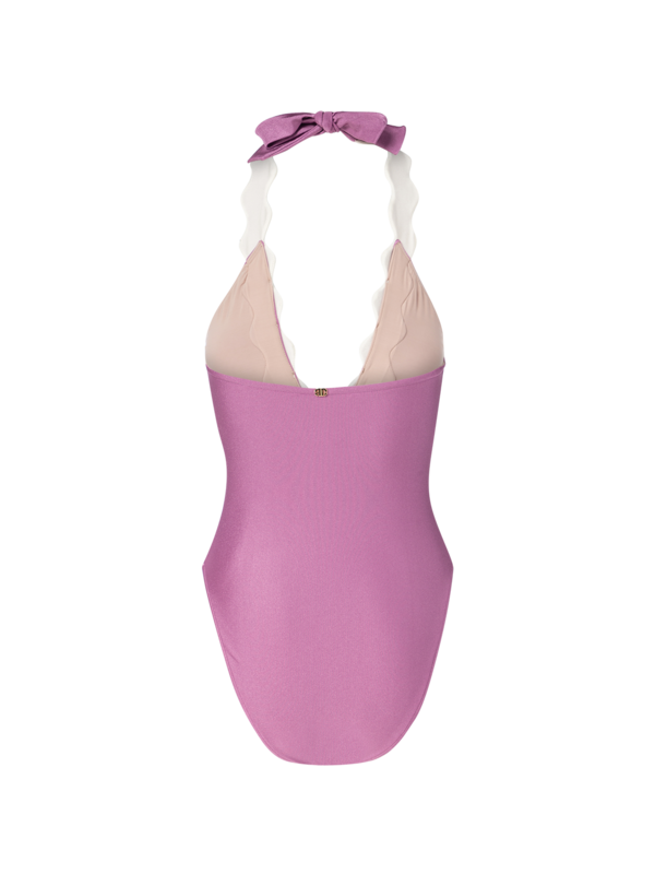 MOVES HIGH LEG HALTERNECK SWIMSUIT