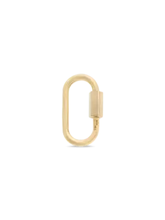 حلية بتصميم قفل من الذهب الأصفر