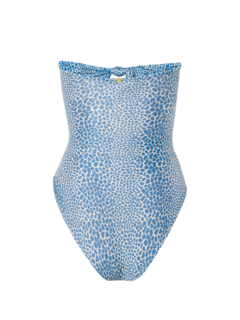 Strapless Swimsuit With Triple Knots