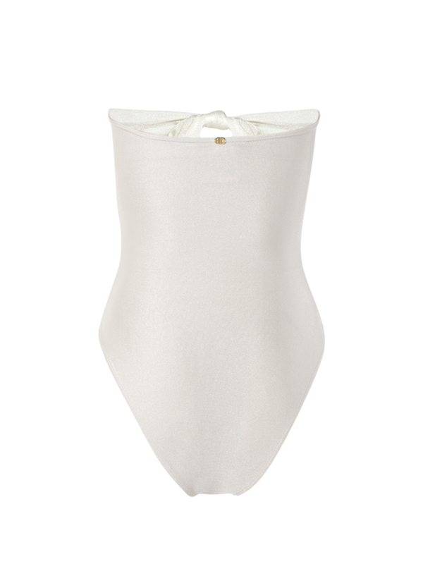 Strapless Swimsuit With Triple Knot