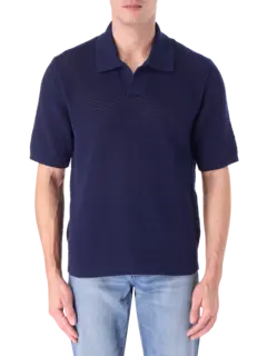 Short Sleeve Sweater Polo Shirt