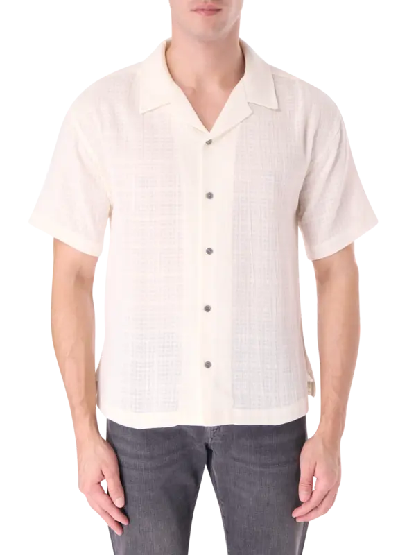 Camp Collar Short Sleeve Shirt