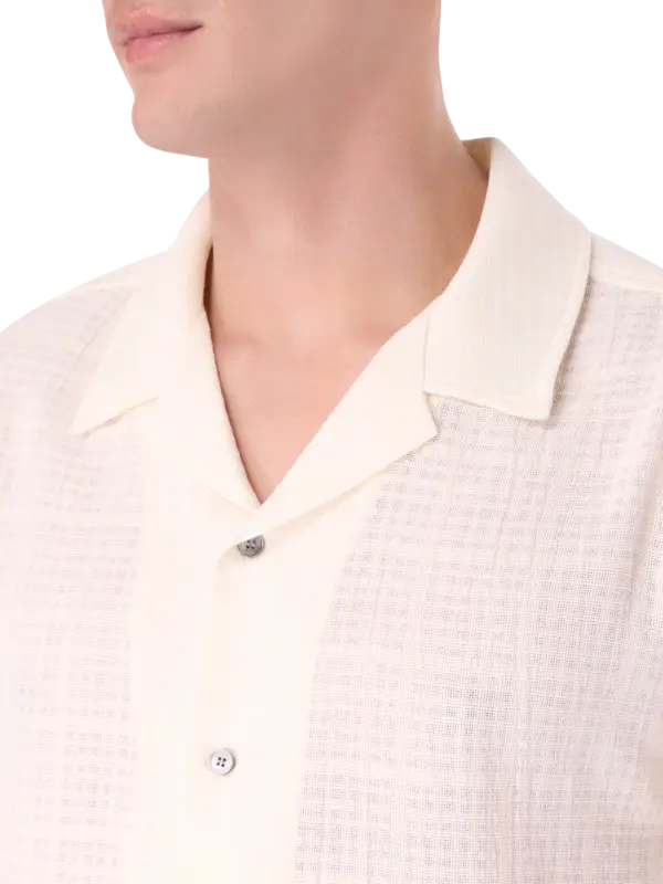 Camp Collar Short Sleeve Shirt