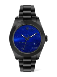 ساعة يد روليكس أويستر بربيتشوال ميلجاوس بمينا من حجر اللازورد