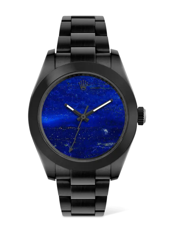 ساعة يد روليكس أويستر بربيتشوال ميلجاوس بمينا من حجر اللازورد