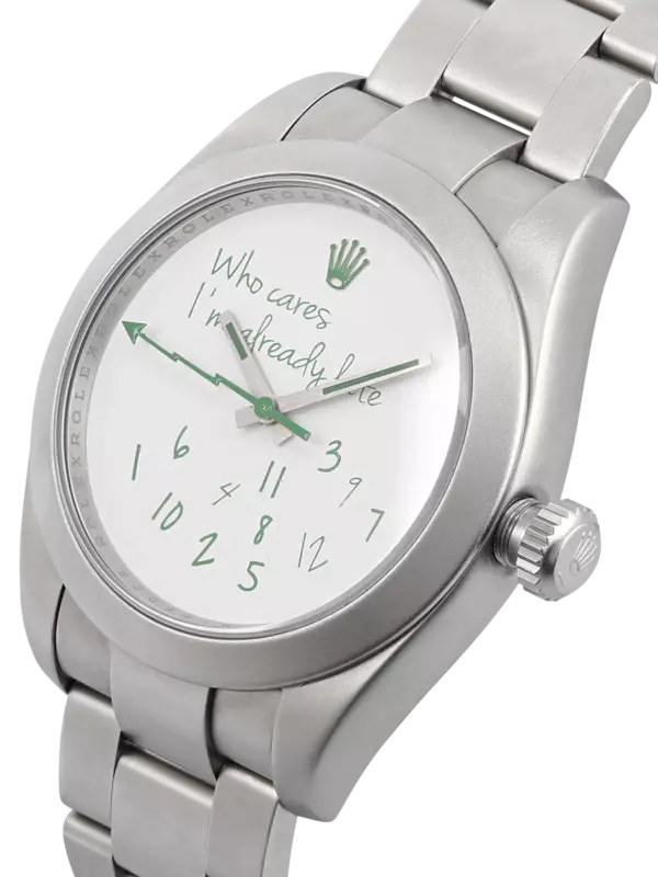 ساعة ميلجوس "Who Cares I'm Already Late" من رولكس