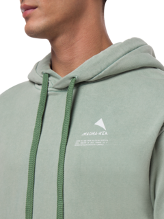 LOGO STONE WASHED HOODIE