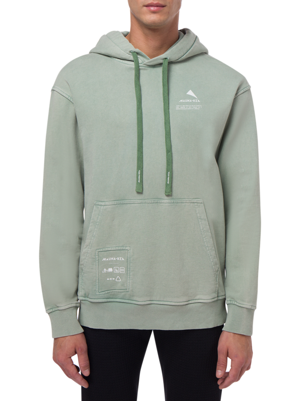 LOGO STONE WASHED HOODIE