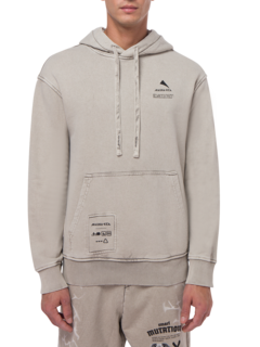 LOGO STONE WASHED HOODIE