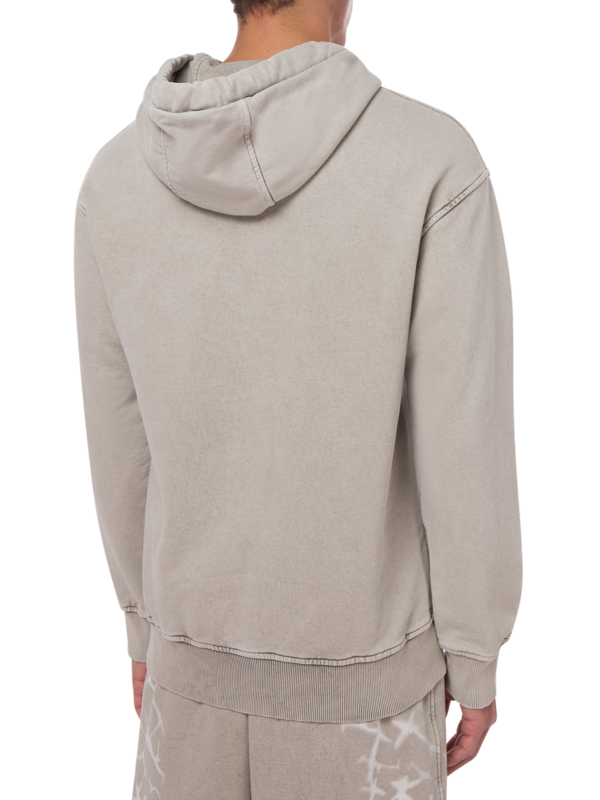 LOGO STONE WASHED HOODIE