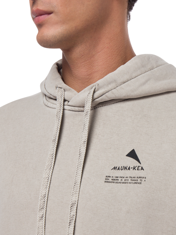 LOGO STONE WASHED HOODIE