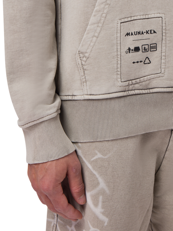LOGO STONE WASHED HOODIE