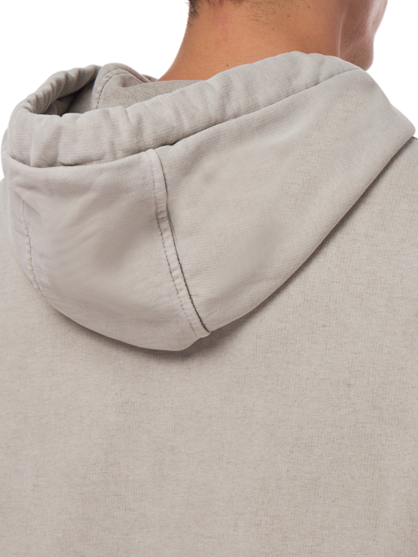 LOGO STONE WASHED HOODIE