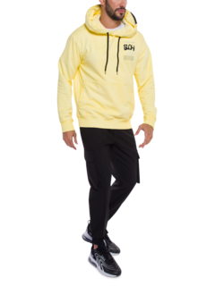 Cotton Hoodie with Slow Chest Print