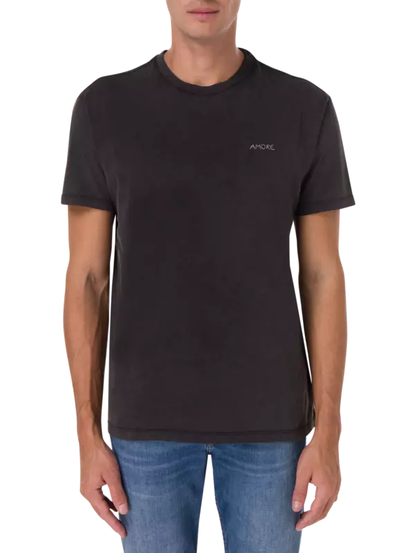 تيشيرت بطبعة كلمة "Amore"