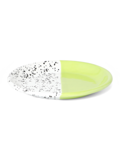Lime Green Mind-Pop Dessert Plate
