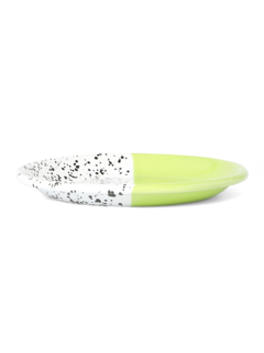Lime Green Mind-Pop Dessert Plate