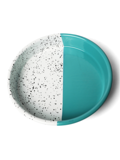 Turquoise Dual Tone Serveware
