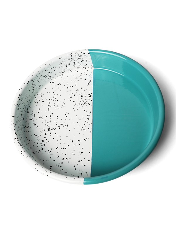 Turquoise Dual Tone Serveware