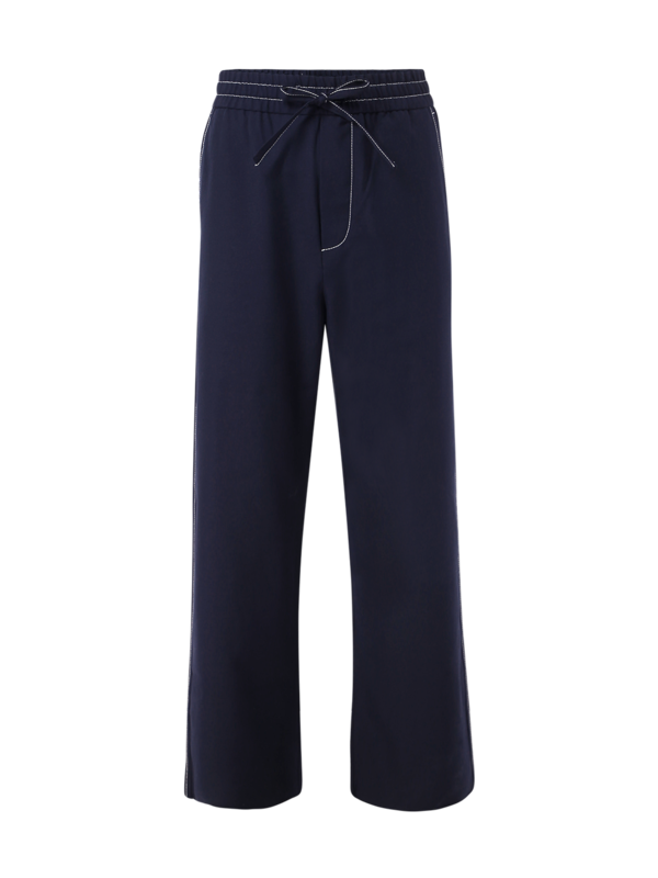 STRAIGHT LEG ELASTIC PANTS