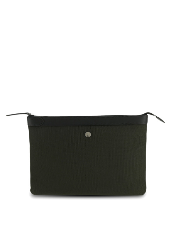 Khaki/Black Large Pouch