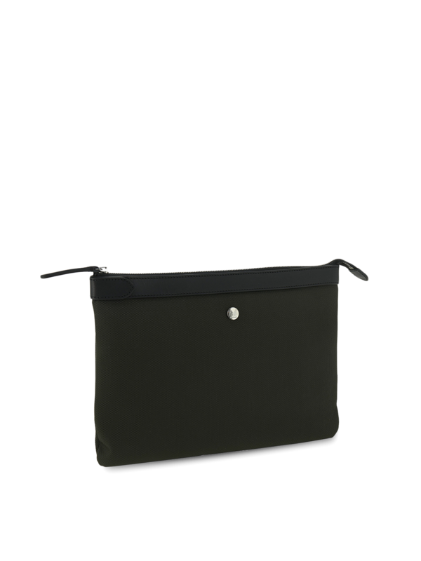 Khaki/Black Large Pouch