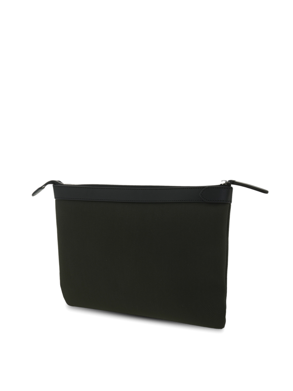 Khaki/Black Large Pouch
