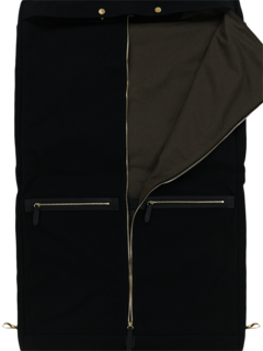 Black Briefcase With Front Zipper
