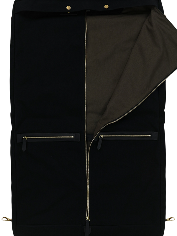 Black Briefcase With Front Zipper