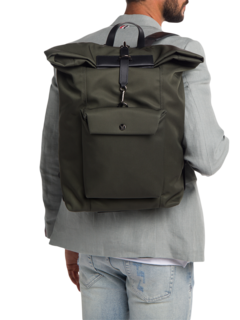 Black Duffel Bag With Black Front Pocket