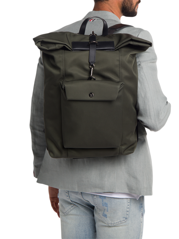 Black Duffel Bag With Black Front Pocket