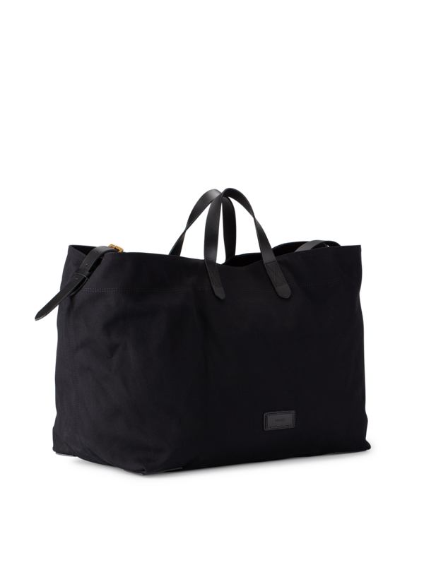 Orsze sft strtrd cas tote bag in blk ctn & ny can