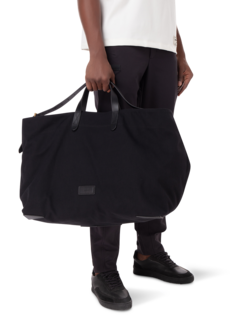 Orsze sft strtrd cas tote bag in blk ctn & ny can