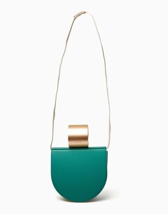 Green Flap Handbag