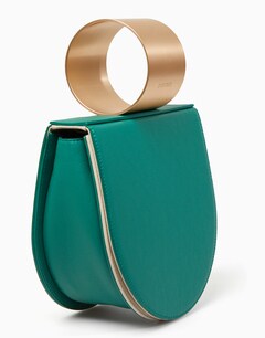 Green Flap Handbag