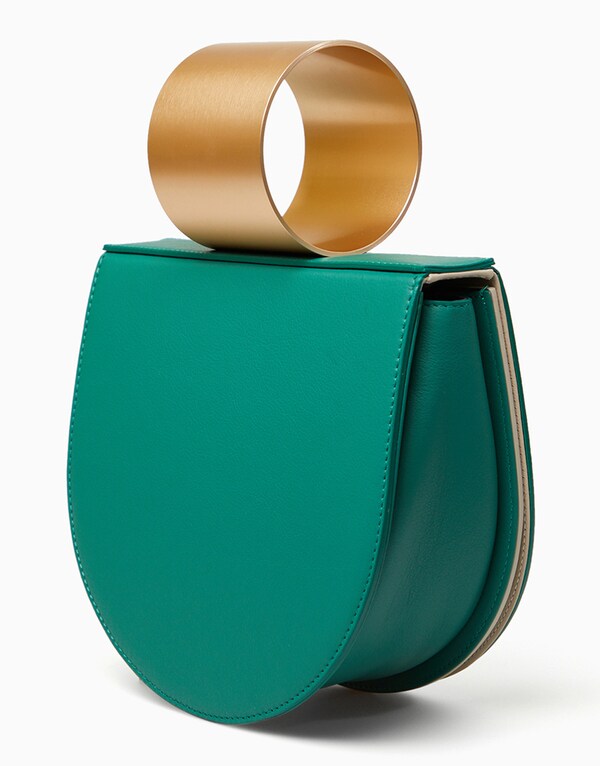Green Flap Handbag