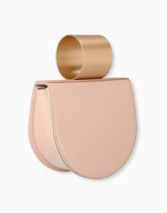 Peach/Gold Clutch Bag