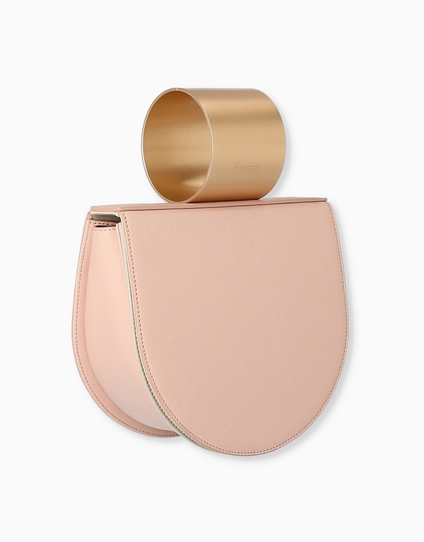 Peach/Gold Clutch Bag