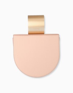 Peach/Gold Clutch Bag