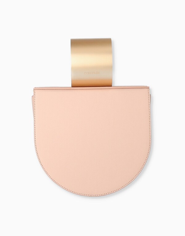 Peach/Gold Clutch Bag