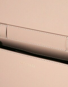 Peach/Gold Clutch Bag