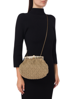 Limited Edition Egyptian Enamel and Cotton clutch bag