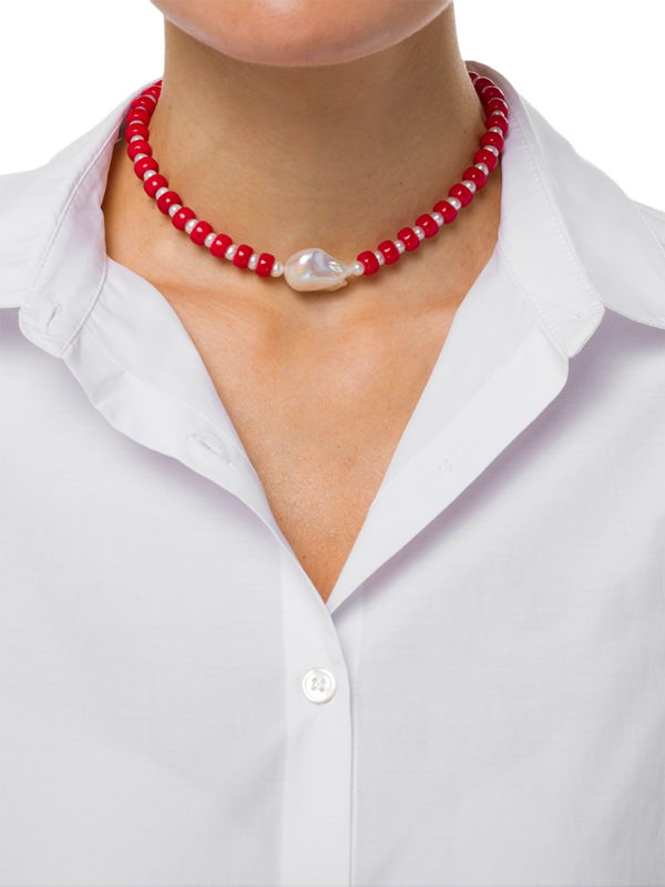 Pearl and Beads Necklace